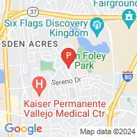 View Map of 100 Hospital Drive, Suite 100,Vallejo,CA,94589